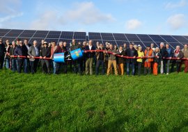 Le parc solaire du viaduc à Wimille a été inauguré